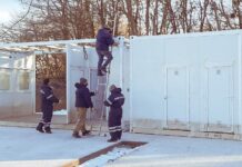 Llegaron los primeros componentes para el Hospital Modular de Tolhuin