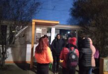 Trabajadoras de la Subsecretaría de Políticas de Género protestaron frente al Edificio