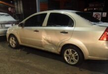 Chocaron un auto que no estaba registrado