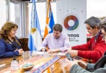 Se firmó el contrato de Obra para reforzar el colector cloacal Maipú