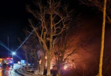 Dos personas internadas luego de un incendio en Andorra