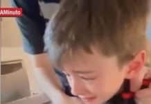 Tiene 8 años, es de Río Grande y cumple su sueño de ver Estudiantes de La Plata