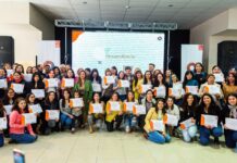 Entregaron certificados del programa Desarrollando Emprendedoras