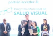 Perez anunció la ampliación del programa de salud visual para jubilados