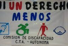 Denuncian un recorte en el área de discapacidad de Nación