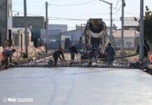 Continúan las obras de pavimento en Río Grande