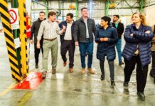 Melella, Perez y Harrington visitaron las instalaciones de la próxima Fábrica de Talento