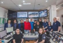 Vuoto recorrió la obra del nuevo centro de moniterio de Defensa Civil