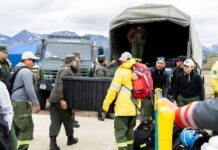52 brigadistas se suman a combatir el incendio en Tolhuin