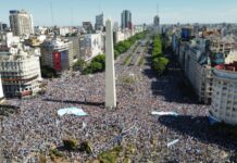 La Selección festejará el título mundial este martes en el Obelisco