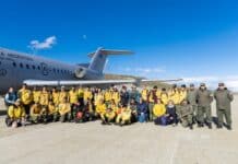 Brigadistas nacionales se suman a la lucha contra el fuego en Tolhuin