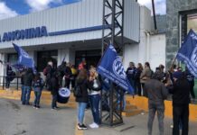 ATE se manifestó en la puerta de los supermercados contra los aumentos de precios