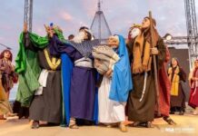 Esta noche llega el pesebre viviente al Parque de los 100 Años