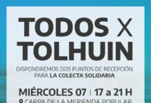 Colecta solidaria “Todos por Tolhuin”