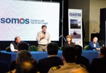 Melella presentó el proyecto de construcción de un puerto multimodal en Río Grande