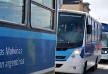 Cómo funcionarán los colectivos en Ushuaia este fin de semana