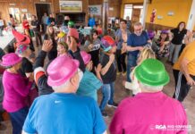 Plena participación en las colonias de adultos mayores