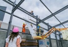 Avanza la construcción del gimnasio del Club Garibaldi