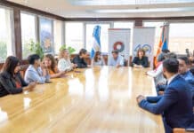 Melella recibió a la presidenta del Banco Nación