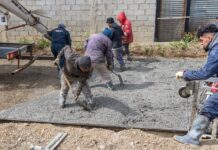 Avanza la pavimentación en Zona Sur