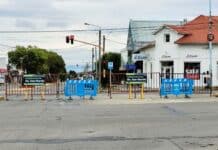 Tránsito interrumpido en la Avenida San Martín por trabajos