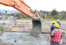Comenzó el hormigonado en las viviendas del programa Casa Activa