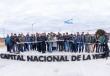 Perez inauguró la Plaza Cívica “Río Grande, Capital Nacional de la Vigilia”