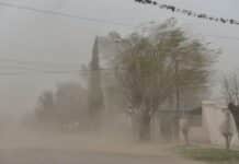 Hay alerta por fuertes vientos para Río Grande