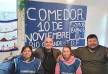 “Hoy se acercan muchísimas familias a pedir un plato de comida”