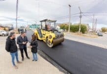 Ya está terminado el primer tramo de la Av. Perón