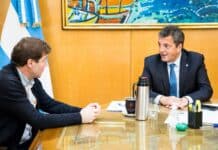 Melella se reunió con el Ministro de Economía de la Nación Sergio Massa