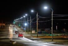 El Municipio modernizó la luminaria de la Av. Echelaine