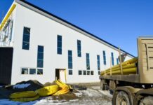 El nuevo gimnasio de Tolhuin ya alcanzó un 81% de avances en el plan de obras