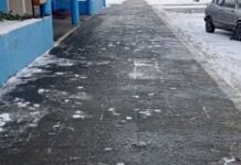 Se recuerda a los frentistas mantener las veredas libre de nieve y hielo