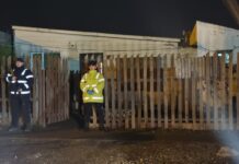 Los allanaron por robo de materiales de construcción y les encontraron armas de fuego