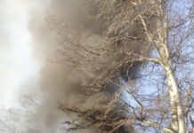 Incendio en el Ushuaia Rugby Club