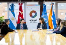 Urquiza recibió al embajador de Turquía y a la coordinadora de Naciones Unidas