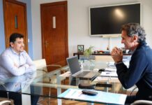 Harrington y Katopodis hicieron un balance de las obras de Tolhuin