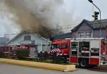 Comenzaron las gestiones para “levantar” el Club O´Higgins luego del incendio