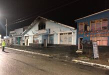 Incendio en el Club O’higgins de Río Grande