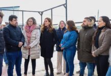 La ministra Tolosa Paz recorrió obras en Tolhuin