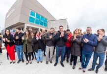 Melella, Perez y Harrington recorrieron el nuevo centro municipal de desarrollo comunitario