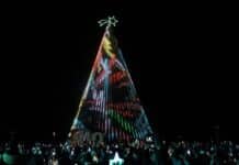 Miles de vecinos de Río Grande disfrutaron del Encendido del Arbolito