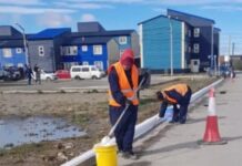 Continúan los trabajos de embellecimiento en distintos puntos de la ciudad