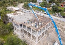 Avanza la construcción de la escuela 40 en Ushuaia