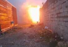 El fuego destruyó una vivienda en Río Grande
