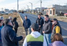Terminó la pavimentación en el barrio Los Cisnes