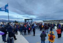 Manifestaciones de repudio ante la visita de Milei y Richardson