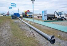 Comenzó la obra de desviación del gasoducto