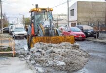 Intenso trabajo en las calles ante el alerta de frío extremo
